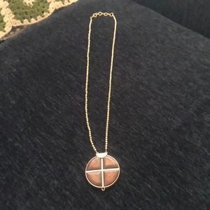 Long lucky brand necklace